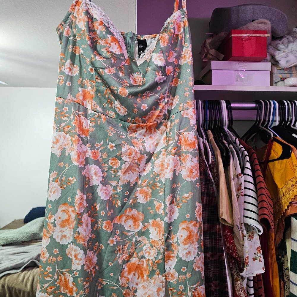 Satin dress